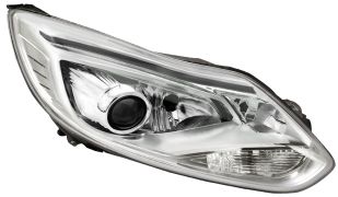 PHARE FORD FOCUS 2011-2015 BASE CHROMÉE / XENON / DROIT