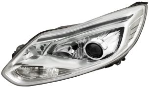 PHARE AVANT FORD FOCUS 2011-2015 BASE CHROMÉE / XENON / GAUCHE