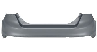 PARE-CHOCS FORD FOCUS 2011-2015 ARRIÈRE / 4 PORTES / AVEC APPRET