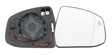 VERRE DE RÉTROVISEUR FORD FOCUS 2011-2015 AVEC SUPPORT / CHAUFFANT / SIDE ASSIST / ASPHÉRIQUE / DROIT