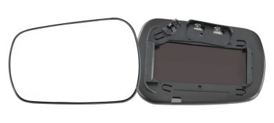 VERRE DE RÉTROVISEUR FORD FIESTA 2002-2006 AVEC SUPPORT / CHAUFFANT / CONVEXE / GAUCHE