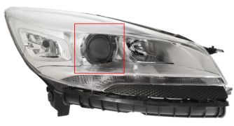 PHARE AVANT FORD KUGA 2013-2016 XENON / NOIR / DROIT