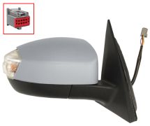 RÉTROVISEUR FORD S-MAX 2006-2010 CONNECTEUR 8 BROCHES / ÉLÉCTRIQUE / CHAUFFANT / FEU CLIGNOTANT / FEU DE SOL / AVEC APPRET / DROIT