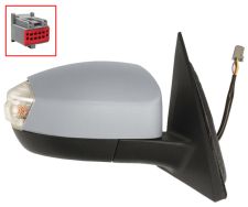 RÉTROVISEUR FORD S-MAX 2006-2010 CONNECTEUR 8 BROCHES / ÉLÉCTRIQUE / CHAUFFANT / FEU CLIGNOTANT / FEU DE SOL / RABATTABLE ÉLÉCTRIQUEMENT / AVEC APPRET / DROIT