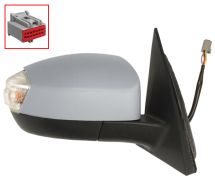 RÉTROVISEUR FORD S-MAX 2006-2010 CONNECTEUR 12 BROCHES / ÉLÉCTRIQUE / CHAUFFANT / FEU CLIGNOTANT / AVEC APPRET / DROIT