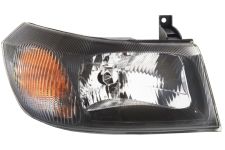 PHARE AVANT FORD TRANSIT 2000-2006 BASE NOIRE / AVEC REFLECTEUR / DROIT