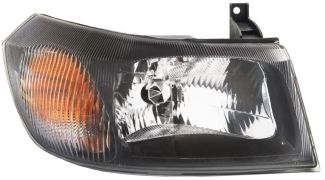 PHARE AVANT FORD TRANSIT 2000-2006 BASE NOIRE / AVEC REFLECTEUR / DROIT