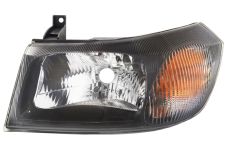 PHARE AVANT FORD TRANSIT 2000-2006 BASE NOIRE / SANS REFLECTEUR / GAUCHE