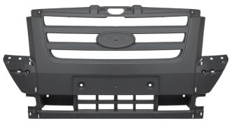 PARE-CHOCS FORD TRANSIT 2006-2014 AVANT / GRIS FONCÉ / CENTRALE 