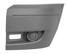 EMBOUT FORD TRANSIT 2006-2014 AVANT / SANS ANTIBROUILLARD / GRIS CLAIR / GAUCHE