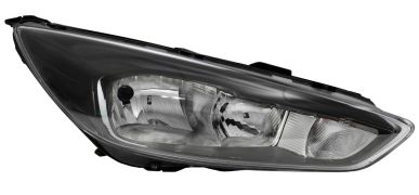 PHARE AVANT FORD FOCUS 2015-2018 BASE NOIRE / LAMPE H7+H15 / DROIT