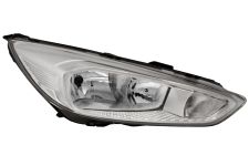 PHARE AVANT FORD FOCUS 2015-2018 BASE CHROMÉE / LAMPE H7+H1 / DROIT