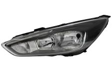 PHARE AVANT FORD FOCUS 2015-2018 BASE NOIRE / LAMPE H7+H1+LED / GAUCHE