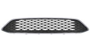 GRILLE FORD FOCUS 2015-2018 PARE-CHOCS AVANT / SUPÉRIEURE / RAYON DE MIEL / AVEC MOULURE CHROMÉE / CENTRALE 