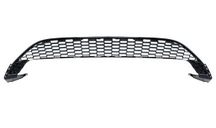 GRILLE FORD FOCUS 2015-2018 PARE-CHOCS AVANT / INFÉRIEURE / RAYON DE MIEL / NOIR BRILLANT / AVEC MOULURE CHROMÉE / CENTRALE