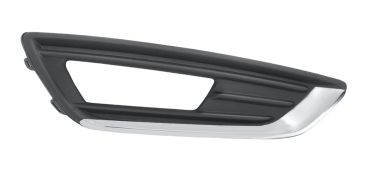 GRILLE FORD FOCUS 2015-2018 PARE-CHOCS AVANT / AVEC ANTIBROUILLARD / AVEC MOULURE CHROMÉE / DROIT