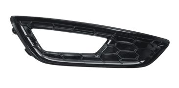 GRILLE FORD FOCUS 2015-2018 PARE-CHOCS AVANT / AVEC ANTIBROUILLARD / RAYON DE MIEL / NOIR BRILLANT / DROIT