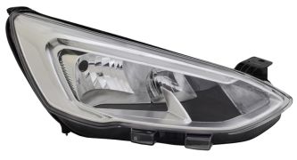 PHARE AVANT FORD FOCUS 2018-2022 BASE CHROMÉE / DROIT