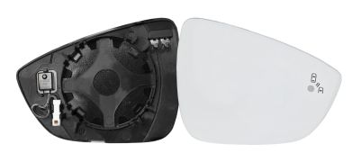 VERRE DE RÉTROVISEUR FORD FOCUS 2018-2022 AVEC SUPPORT / CHAUFFANT / SIDE ASSIST / CONVEXE / DROIT