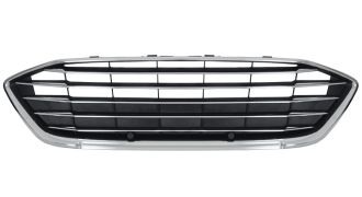 GRILLE FORD FOCUS 2018-> PARE-CHOCS AVANT / SUPÉRIEURE / AVEC MOULURE CHROMÉE / CENTRALE 