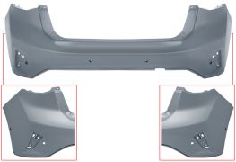 PARE-CHOCS FORD FOCUS 2018-2022 ARRIÈRE / 5 PORTES / AVEC 6 CAPTEUR / AVEC APPRET