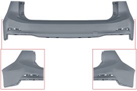 PARE-CHOCS FORD FOCUS 2018-2022 ARRIÈRE / BREAK / AVEC APPRET