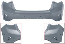 PARE-CHOCS FORD FOCUS 2018-2022 ARRIÈRE / 5 PORTES / MODÈLE ACTIVE / AVEC 6 CAPTEUR / AVEC APPRET