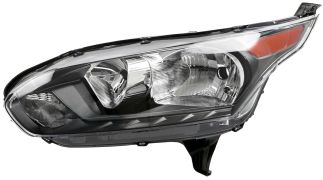 PHARE AVANT FORD TRANSIT CONNECT 2015-2018 BASE NOIRE / GAUCHE