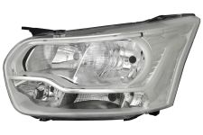 PHARE AVANT FORD TRANSIT 2014-2019 BASE CHROMÉE / LED / GAUCHE