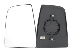 VERRE DE RÉTROVISEUR FORD TRANSIT 2014-2019 AVEC SUPPORT / SUPÉRIEUR / CHAUFFANT / CONVEXE / GAUCHE