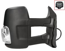 RÉTROVISEUR FORD TRANSIT 2013-2019 BRAS LONG / ÉLÉCTRIQUE / CHAUFFANT / FEU CLIGNOTANT BLANC (WY5W) / DROIT