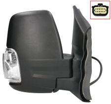 RÉTROVISEUR FORD TRANSIT 2019-> BRAS COURT / MANUEL / FEU CLIGNOTANT BLANC (WY16W) / DROIT