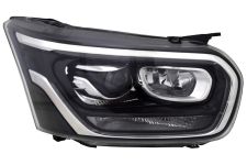 PHARE AVANT FORD TRANSIT 2019-> BASE NOIRE / LED / XENON / DROIT