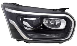 PHARE AVANT FORD TRANSIT 2019-> BASE NOIRE / LED / XENON / DROIT