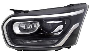 PHARE AVANT FORD TRANSIT 2019-> BASE NOIRE / LED / XENON / GAUCHE