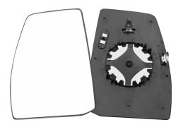 VERRE DE RÉTROVISEUR FORD TOURNEO CUSTOM 2013-2018 AVEC SUPPORT / SUPÉRIEUR / CONVEXE / GAUCHE