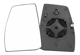 VERRE DE RÉTROVISEUR FORD TOURNEO CUSTOM 2013-2018 AVEC SUPPORT / SUPÉRIEUR / CHAUFFANT / CONVEXE / GAUCHE