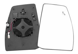 VERRE DE RÉTROVISEUR FORD TRANSIT CUSTOM 2018-2023 AVEC SUPPORT / SUPÉRIEUR / CHAUFFANT / SIDE ASSIST / CONVEXE / DROIT