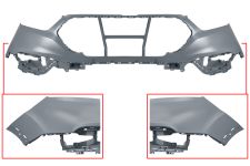 PARE-CHOCS FORD TOURNEO CUSTOM 2018-2023 AVANT / SUPÉRIEUR / AVEC TROUS MOULURE AILE / AVEC APPRET
