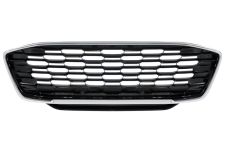GRILLE FORD PUMA 2019-2024 FACE AVANT / NOIRE BRILLANTE / CONTOUR CHROMÉ