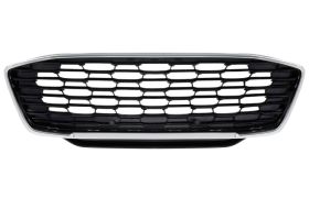 GRILLE FORD PUMA 2019-2024 FACE AVANT / NOIRE / CONTOUR CHROMÉ