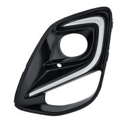 GRILLE FORD PUMA 2019-2024 PARE-CHOCS AVANT / AVEC ANTIBROUILLARD / AVEC MOULURE CHROMÉE / GAUCHE