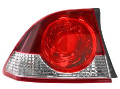 FEU ARRIÈRE HONDA CIVIC 2006-2009 4 PORTES / EXTÉRIEUR / GAUCHE