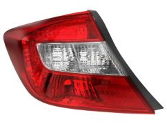 FEU ARRIÈRE HONDA CIVIC 2012-2016 4 PORTES / EXTÉRIEUR / GAUCHE