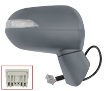 RÉTROVISEUR HONDA JAZZ 2004-2008 ÉLÉCTRIQUE / CHAUFFANT / FEU CLIGNOTANT / RABATTABLE ÉLÉCTRIQUEMENT / AVEC APPRET / DROIT