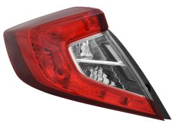 FEU ARRIÈRE HONDA CIVIC 2016-2022 4 PORTES / EXTÉRIEUR / GAUCHE