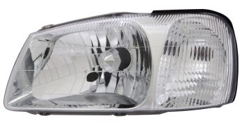 PHARE AVANT HYUNDAI ACCENT 2000-2003 AVEC FEU DE POSITION / MANUEL / GAUCHE