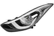 PHARE AVANT HYUNDAI ELANTRA 2013-2016 BASE NOIRE / GAUCHE