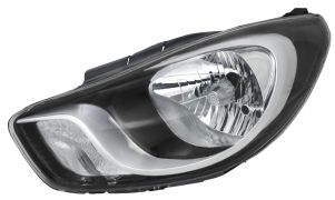 PHARE AVANT HYUNDAI I10 2010-2013 BASE NOIRE / GAUCHE