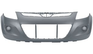 PARE-CHOCS HYUNDAI I20 2008-2012 AVANT / SANS ANTIBROUILLARDS / AVEC APPRET